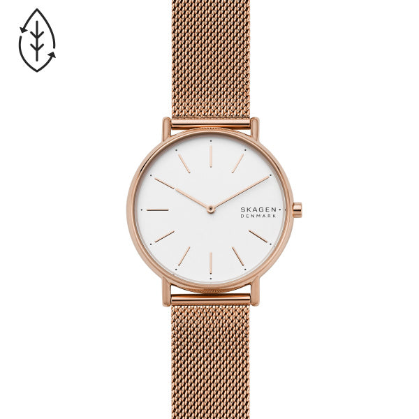 Armbanduhr 'Freja-mini' gold-braun - SKAGEN DENMARK » günstig online kaufen